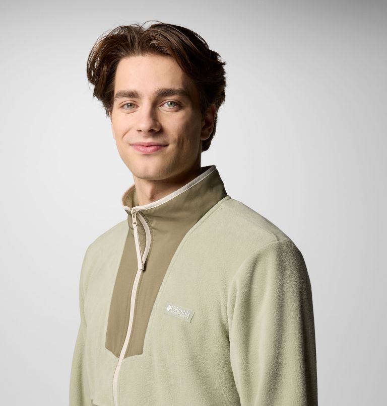 casaco de lã polar masculino sequoia grove com zíper completo - tamanho alto