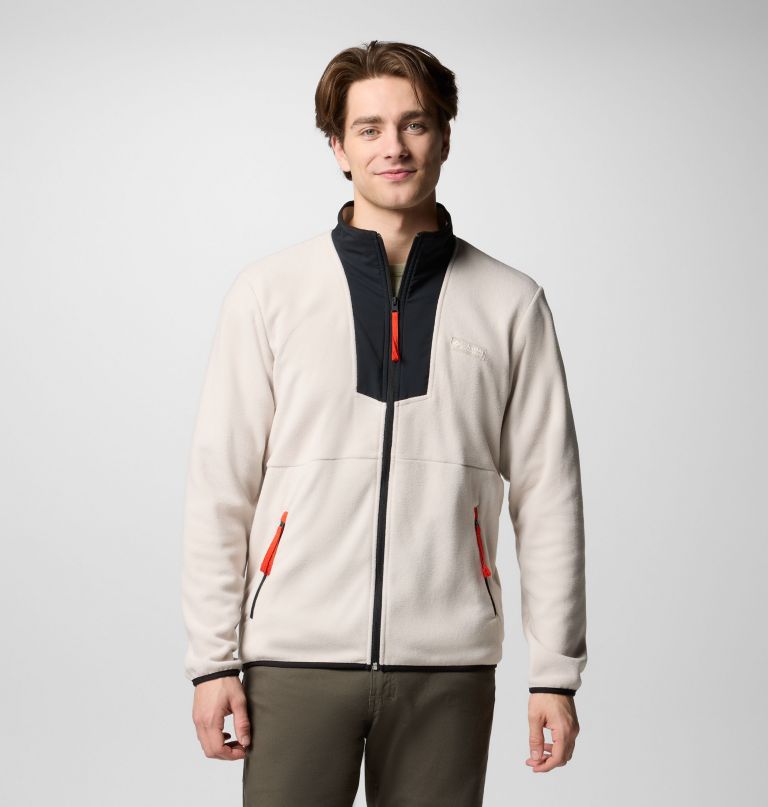 casaco de lã polar masculino sequoia grove com zíper completo - tamanho alto