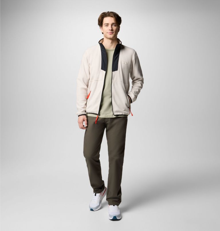 casaco de lã polar masculino sequoia grove com zíper completo - tamanho alto