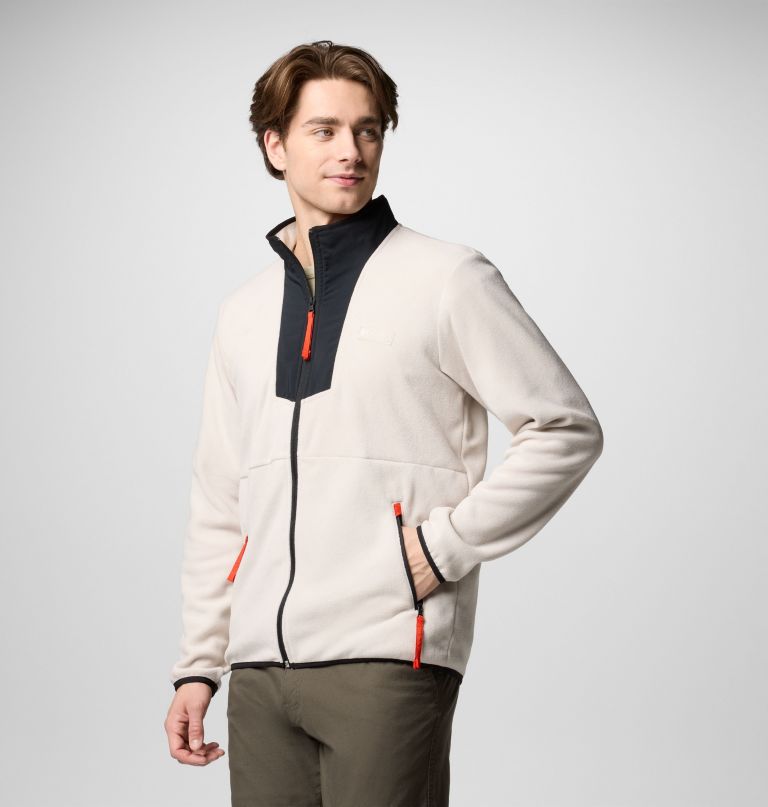 casaco de lã polar masculino sequoia grove com zíper completo - tamanho alto