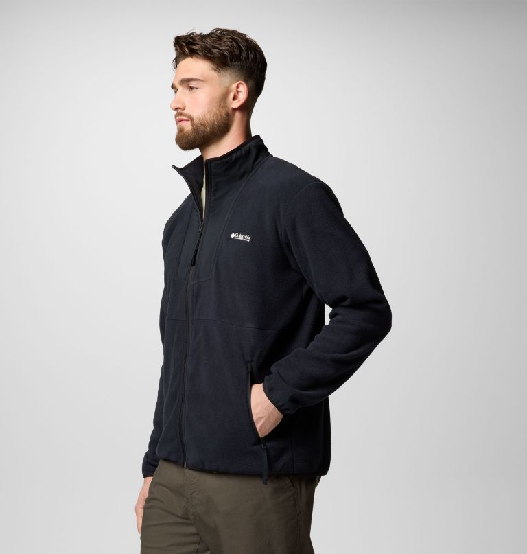 casaco de lã polar masculino sequoia grove com zíper completo - tamanho alto