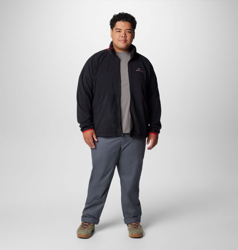 jaqueta fleece masculina universitária flanker iv - georgia - tamanho grande