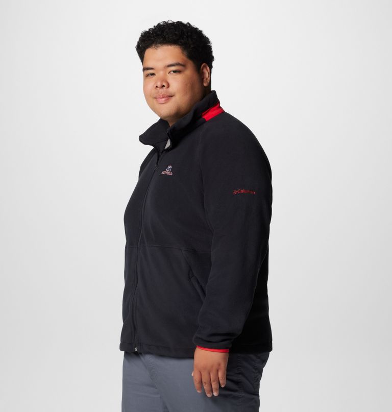 jaqueta fleece masculina universitária flanker iv - georgia - tamanho grande