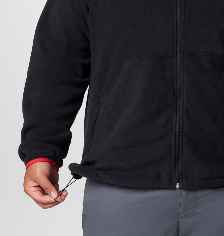 jaqueta fleece masculina universitária flanker iv - georgia - tamanho grande