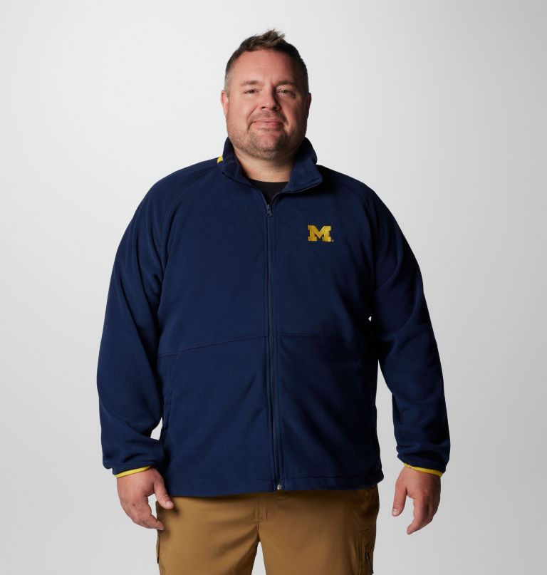 jaqueta fleece masculina universitária flanker iv - michigan - tamanho grande