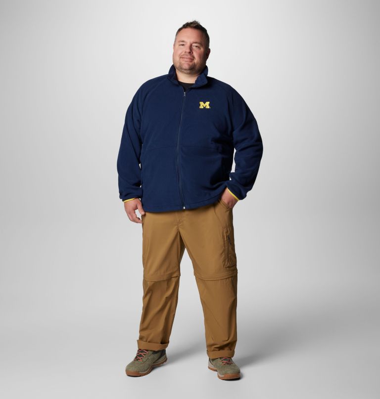 jaqueta fleece masculina universitária flanker iv - michigan - tamanho grande