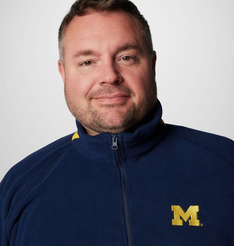 jaqueta fleece masculina universitária flanker iv - michigan - tamanho grande