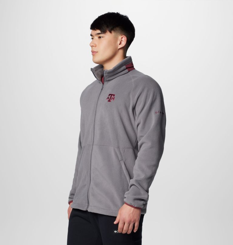 jaqueta fleece masculina universitária flanker iv - texas am - tamanho alto
