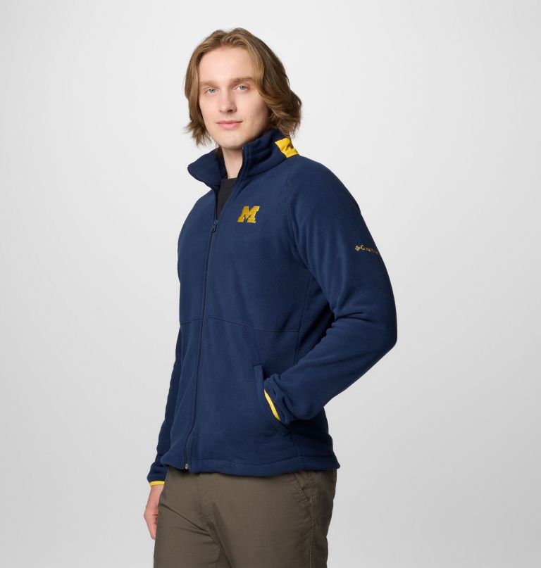 jaqueta fleece masculina universitária flanker iv - michigan - tamanho alto