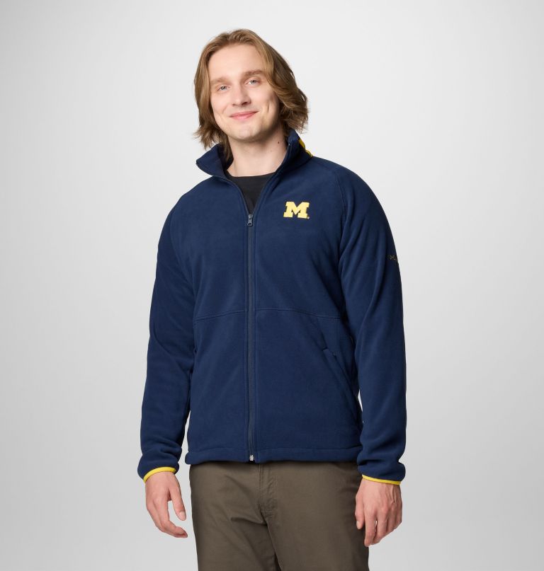jaqueta fleece masculina universitária flanker iv - michigan - tamanho alto