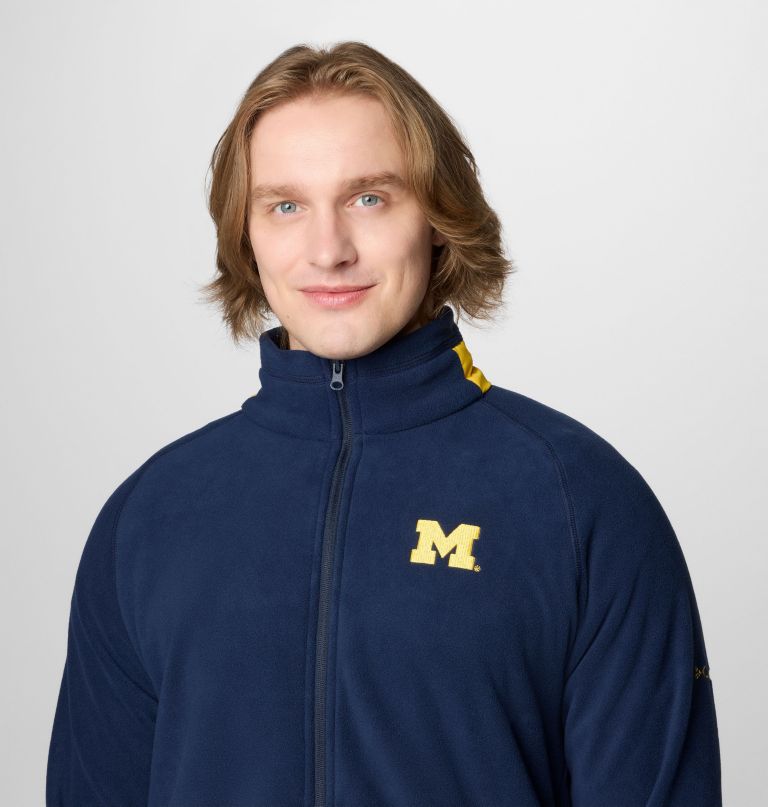 jaqueta fleece masculina universitária flanker iv - michigan - tamanho alto