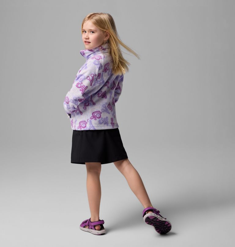 jaqueta de lã estampada benton springs ii para meninas