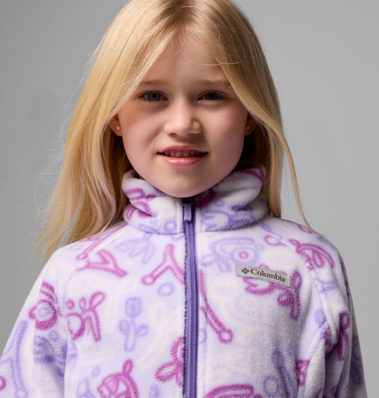 jaqueta de lã estampada benton springs ii para meninas