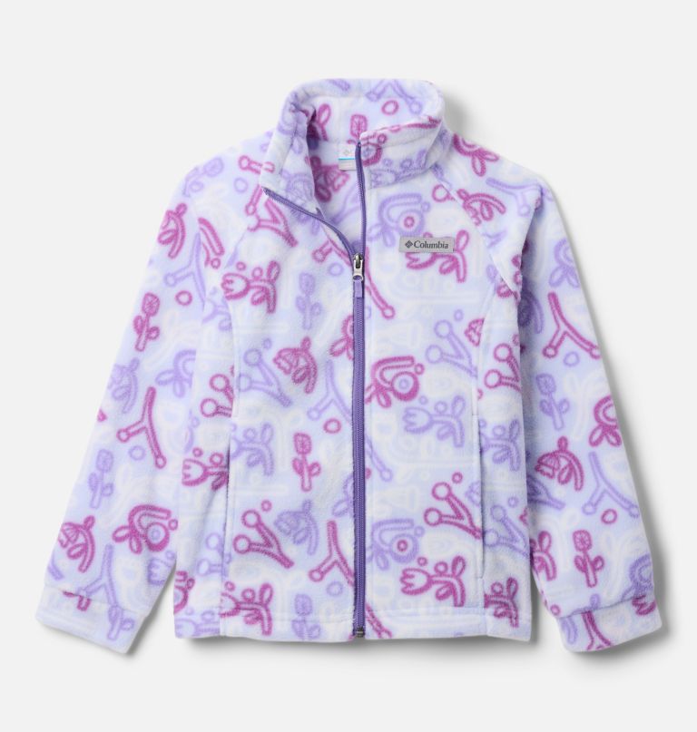 jaqueta de lã estampada benton springs ii para meninas