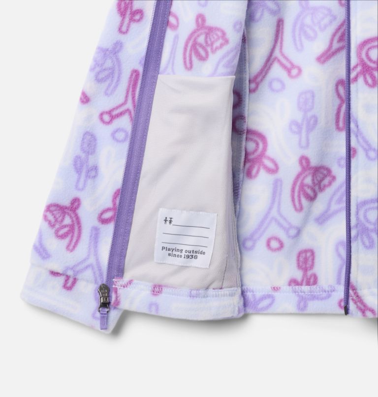 jaqueta de lã estampada benton springs ii para meninas