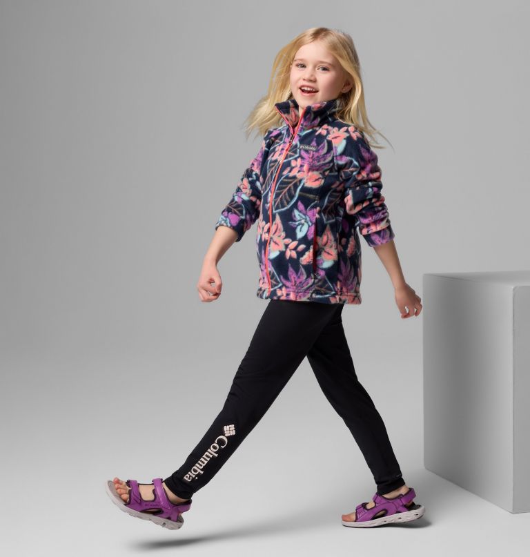 jaqueta de lã estampada benton springs ii para meninas