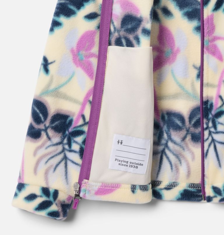 jaqueta de lã estampada benton springs ii para meninas