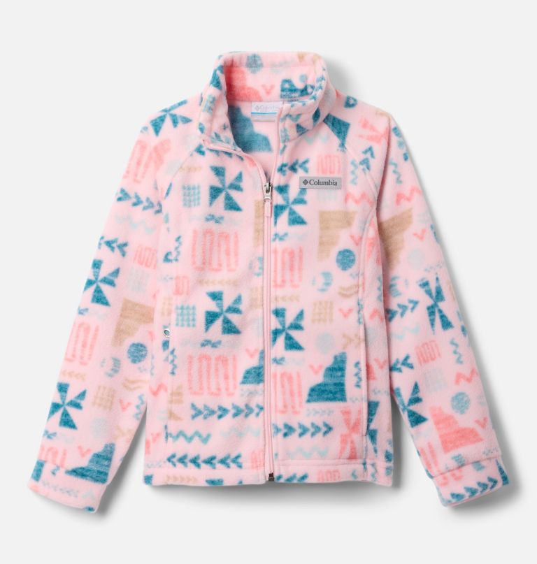 jaqueta de lã estampada benton springs ii para meninas
