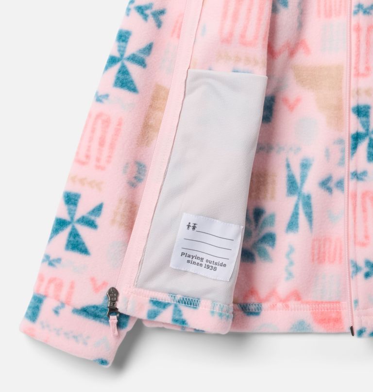 jaqueta de lã estampada benton springs ii para meninas