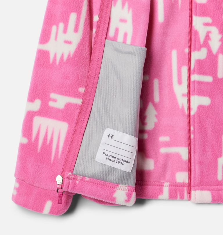 jaqueta de lã estampada benton springs ii para meninas
