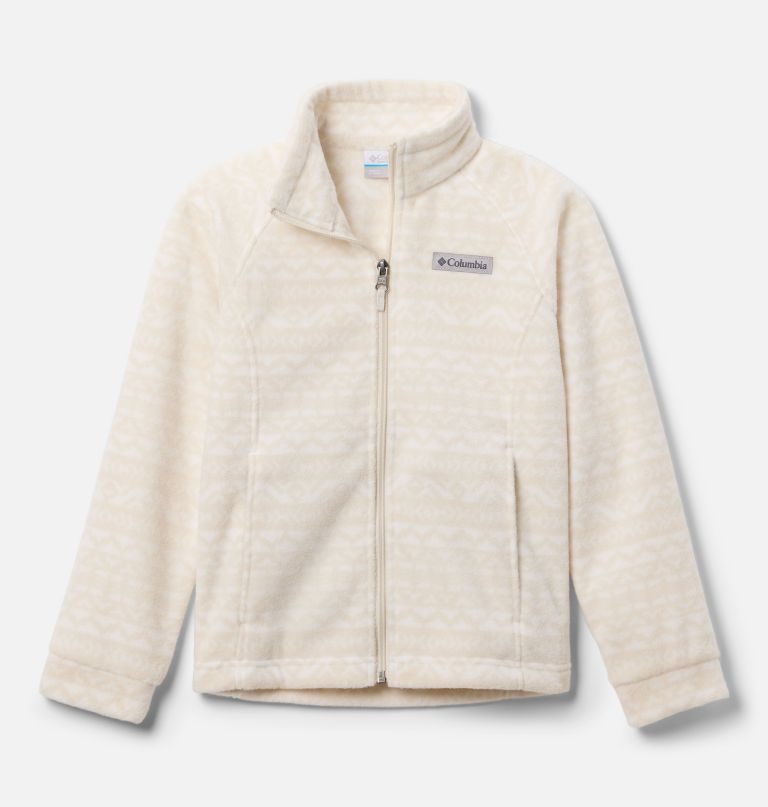 jaqueta de lã estampada benton springs ii para meninas