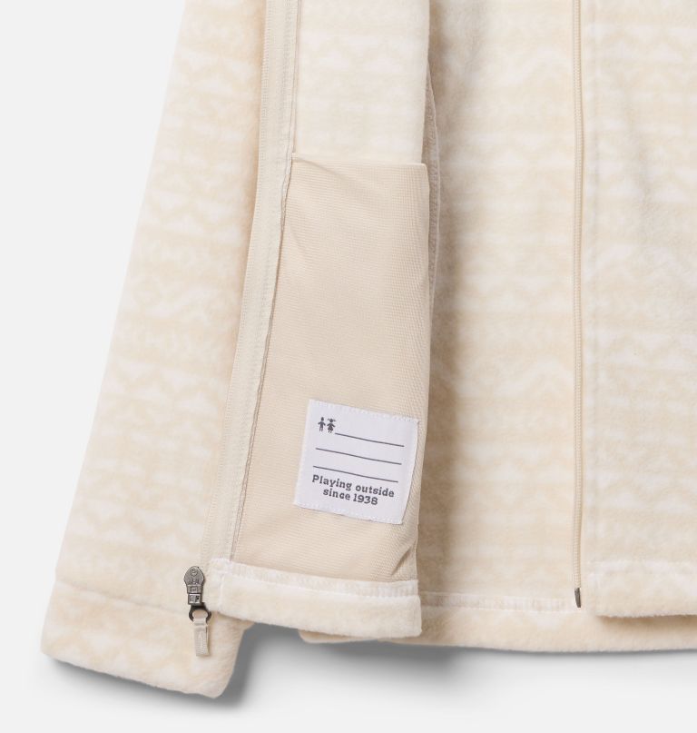 jaqueta de lã estampada benton springs ii para meninas