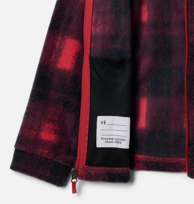 jaqueta de lã estampada benton springs ii para meninas