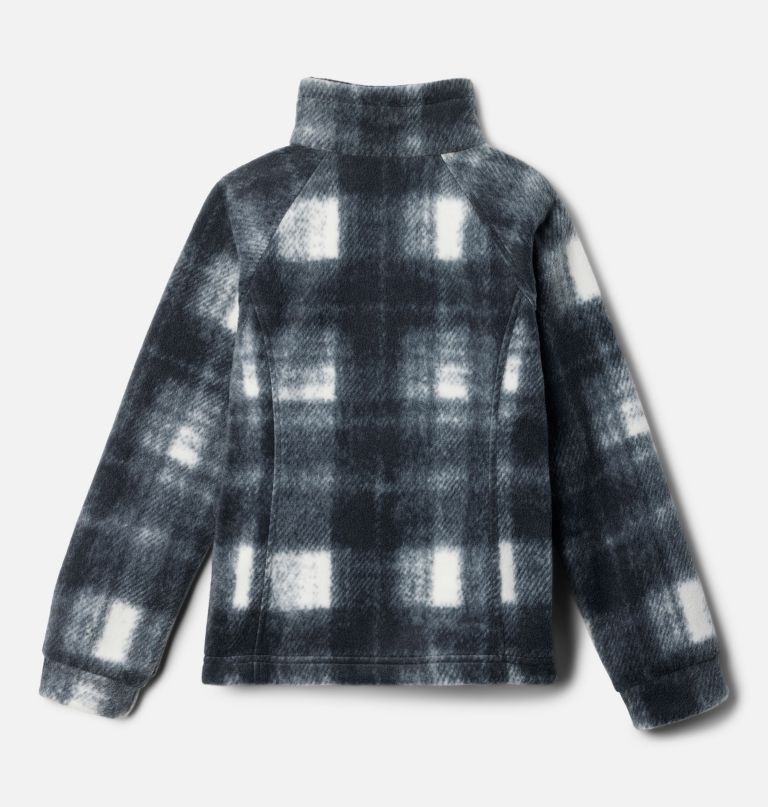 jaqueta de lã estampada benton springs ii para meninas