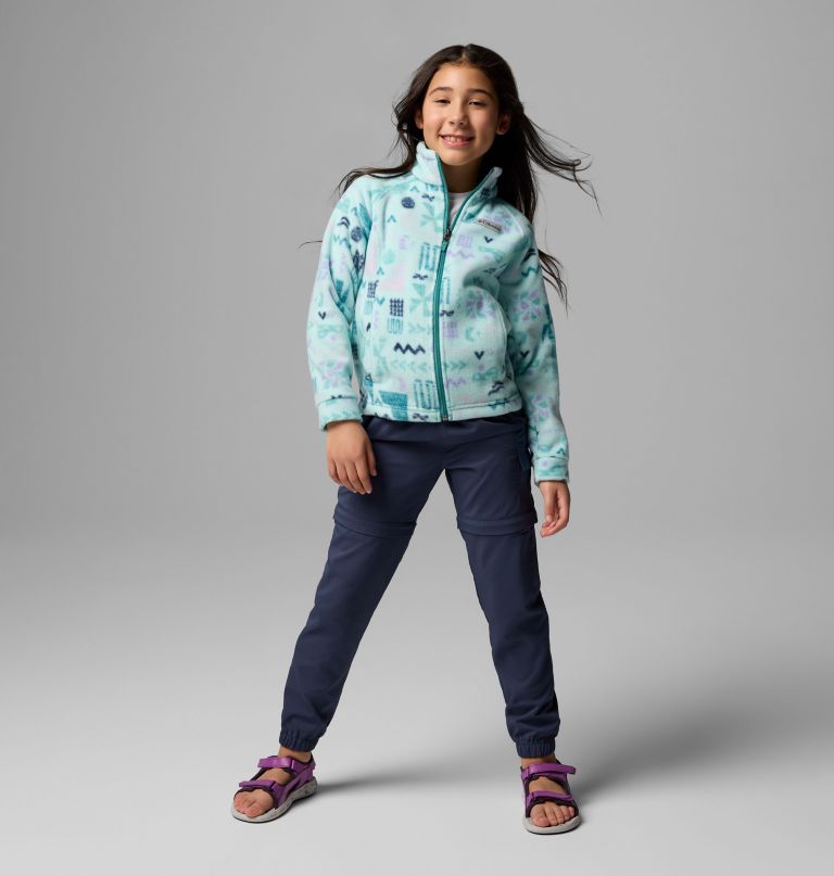 jaqueta de lã estampada benton springs ii para meninas