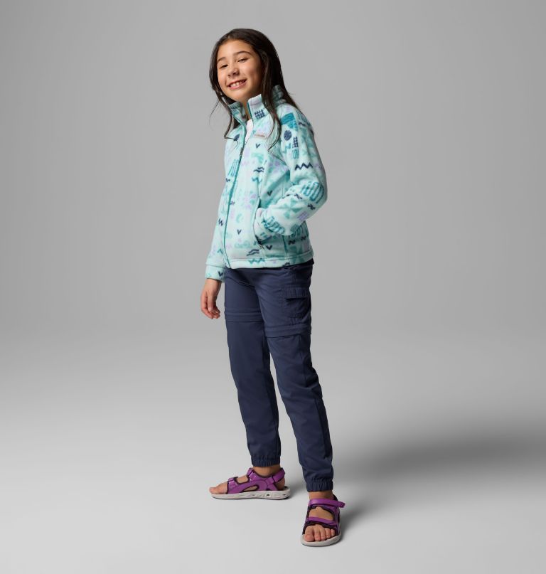 jaqueta de lã estampada benton springs ii para meninas