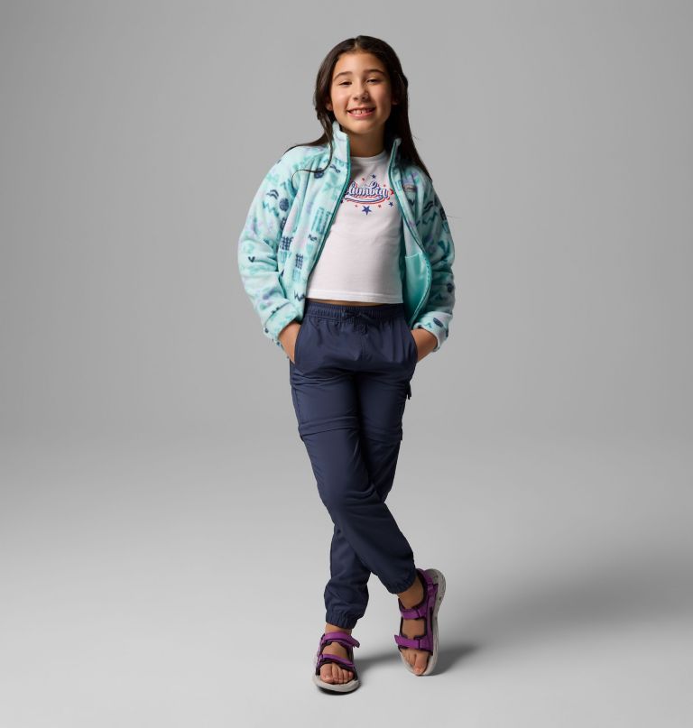 jaqueta de lã estampada benton springs ii para meninas