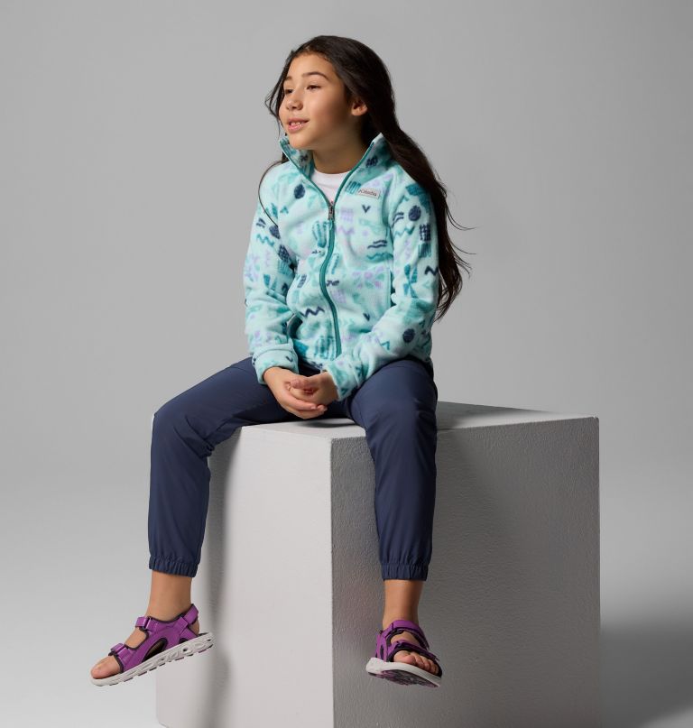 jaqueta de lã estampada benton springs ii para meninas