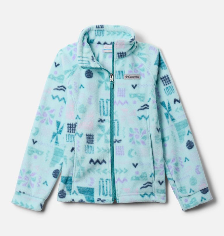 jaqueta de lã estampada benton springs ii para meninas