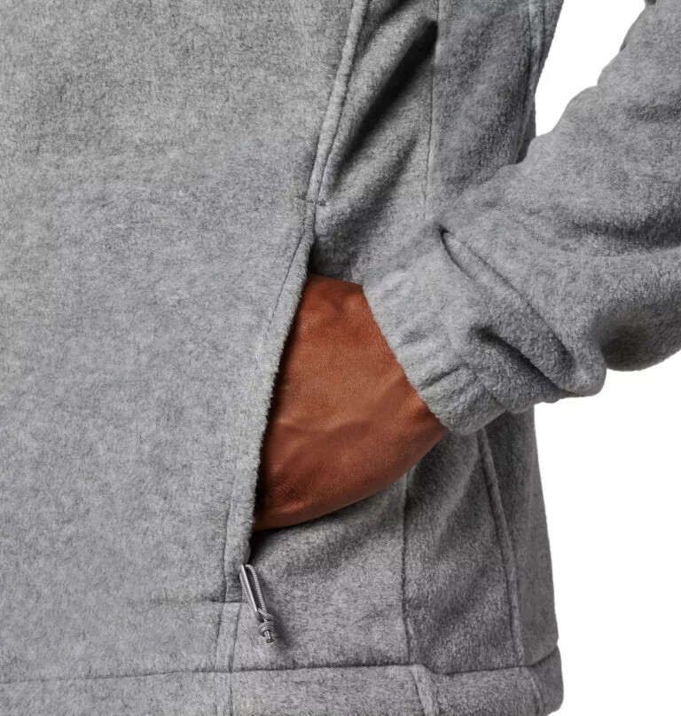 jaqueta masculina steens mountain 2.0 com zíper frontal e forro de lã - tamanho alto