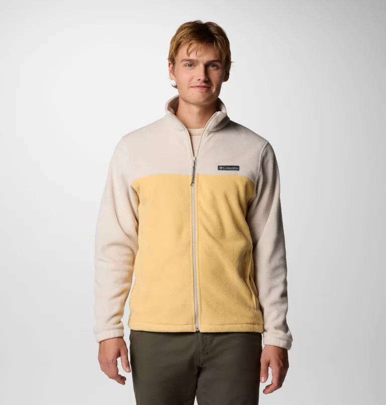 jaqueta masculina steens mountain 2.0 com zíper frontal e forro de lã - tamanho alto