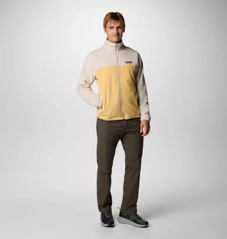 jaqueta masculina steens mountain 2.0 com zíper frontal e forro de lã - tamanho alto