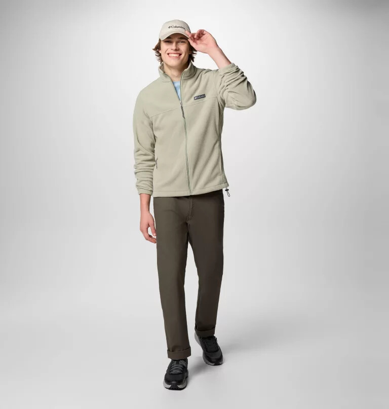 jaqueta masculina steens mountain 2.0 com zíper frontal e forro de lã - tamanho alto