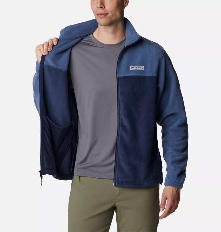 jaqueta masculina steens mountain 2.0 com zíper frontal e forro de lã - tamanho alto