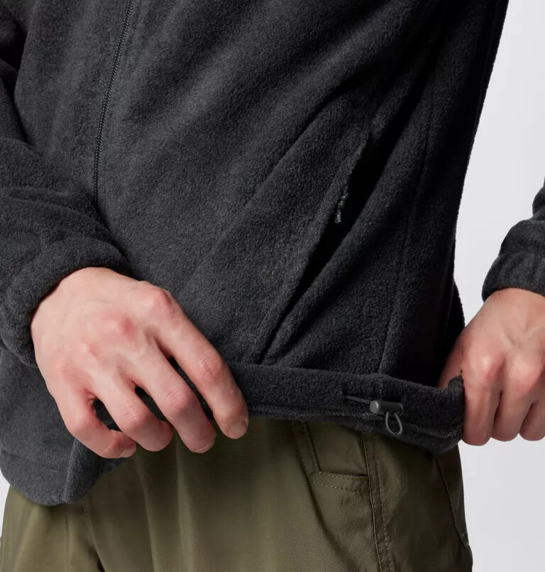 jaqueta masculina steens mountain 2.0 com zíper frontal e forro de lã.