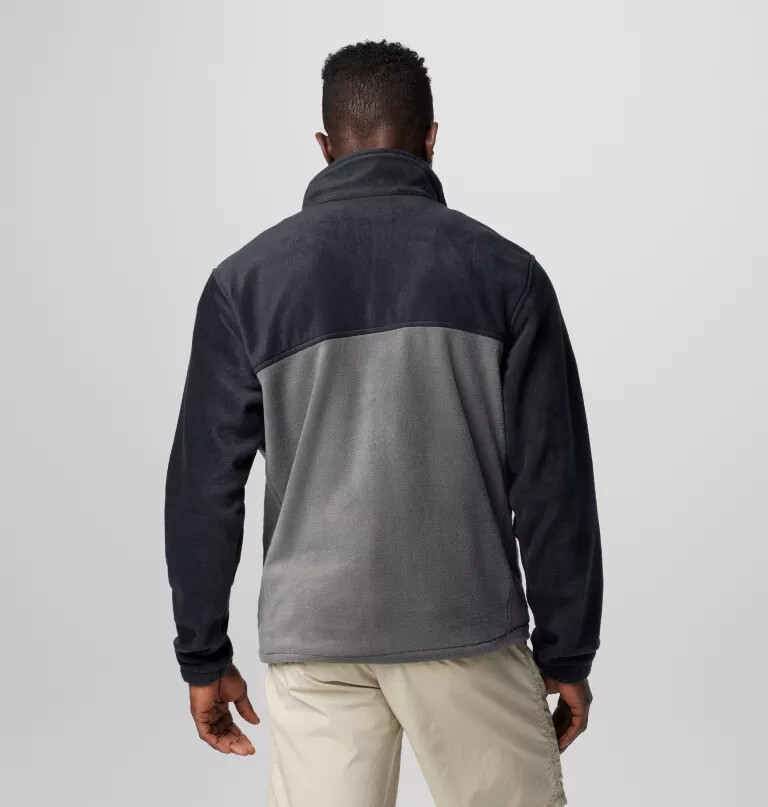 jaqueta masculina steens mountain 2.0 com zíper frontal e forro de lã.