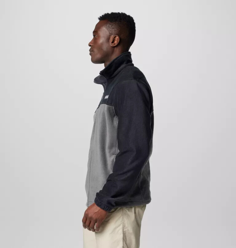 jaqueta masculina steens mountain 2.0 com zíper frontal e forro de lã.