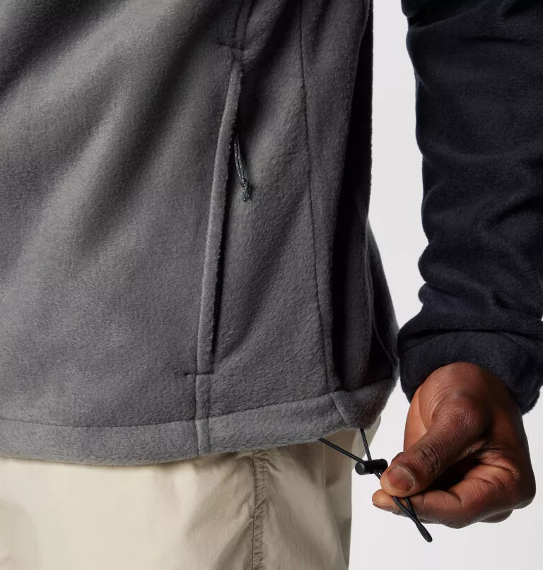 jaqueta masculina steens mountain 2.0 com zíper frontal e forro de lã.