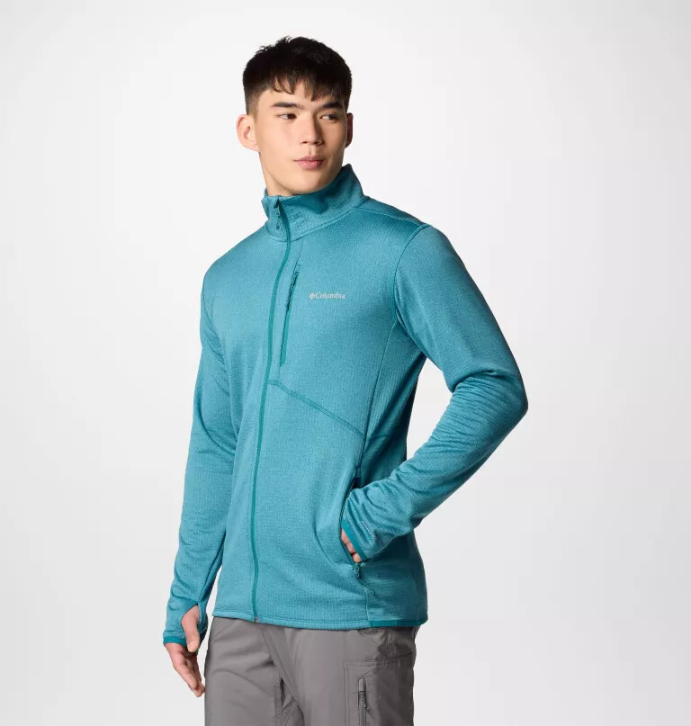 jaqueta de lã polar masculina park view com zíper completo
