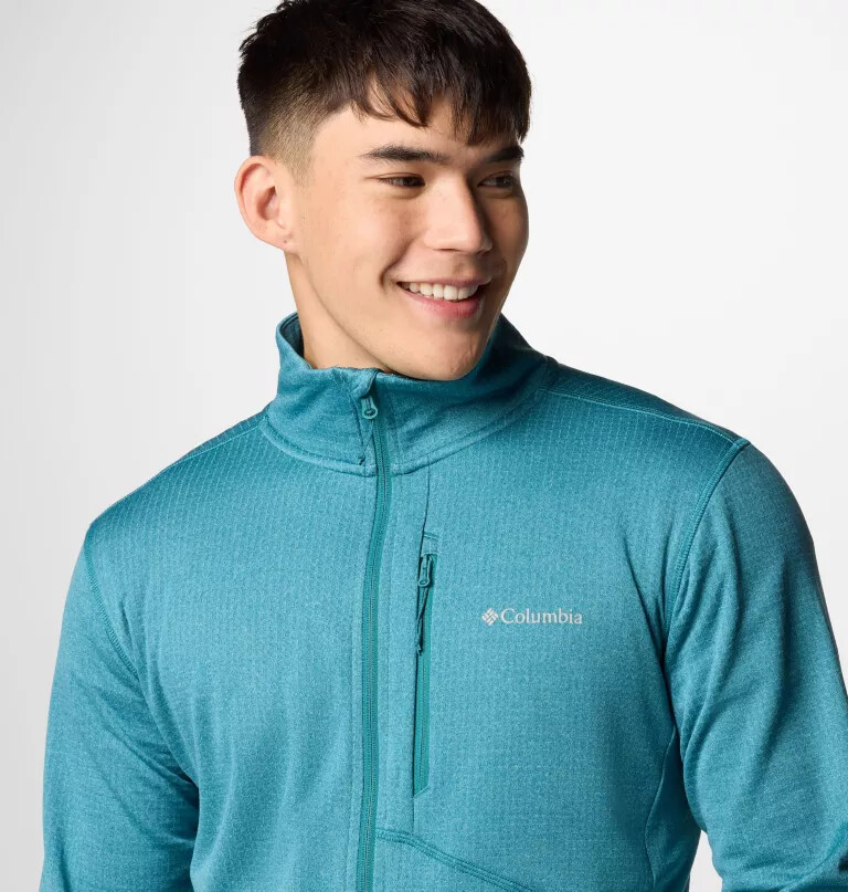 jaqueta de lã polar masculina park view com zíper completo