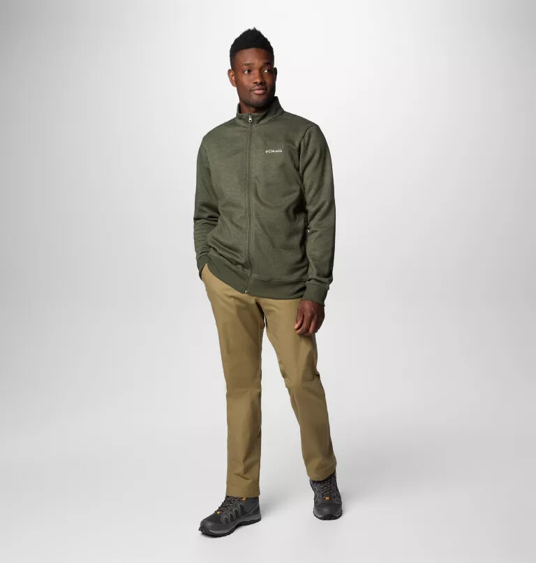 jaqueta masculina hart mountain com zíper completo