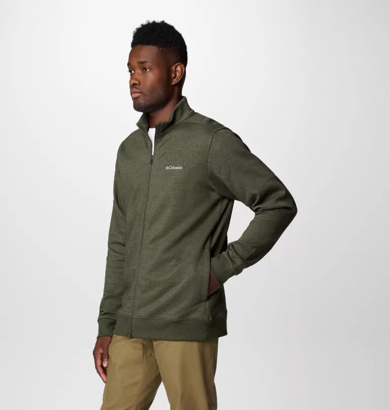 jaqueta masculina hart mountain com zíper completo