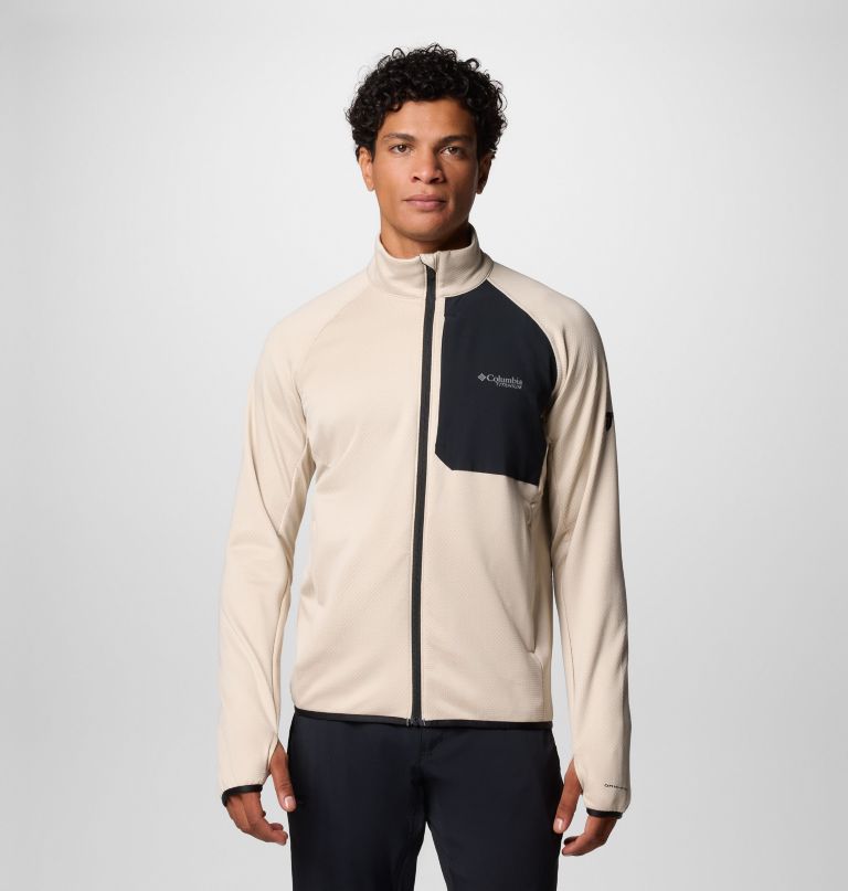 jaqueta masculina triple canyon grid fleece ii com zíper completo