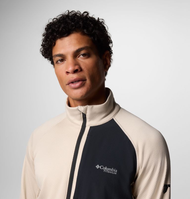 jaqueta masculina triple canyon grid fleece ii com zíper completo