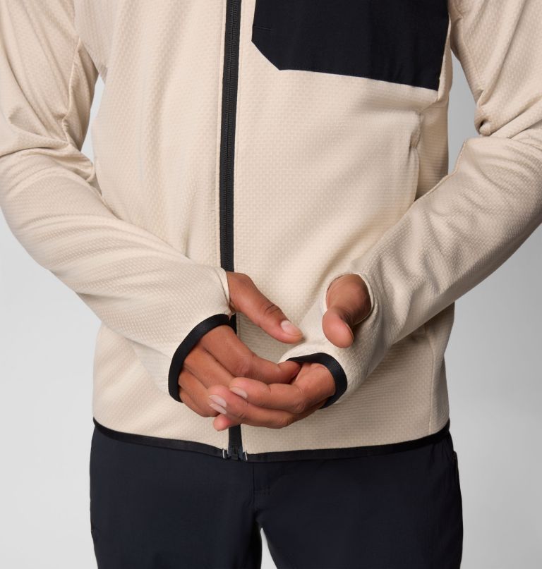 jaqueta masculina triple canyon grid fleece ii com zíper completo