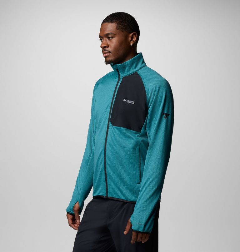 jaqueta masculina triple canyon grid fleece ii com zíper completo